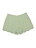 TOBI 100% Polyester Solid Green Shorts Size S - photo 1