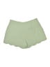 TOBI 100% Polyester Solid Green Shorts Size S - photo 2