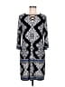 Roz & Ali Print Black Casual Dress Size 6 - photo 1