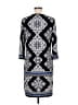 Roz & Ali Print Black Casual Dress Size 6 - photo 2