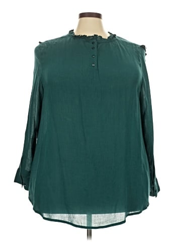 Ellos 3/4 Sleeve Blouse (view 1)