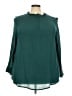 Ellos 100% Rayon Teal 3/4 Sleeve Blouse Size 26 - photo 1