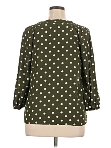 Bobeau 3/4 Sleeve Blouse (view 2)