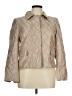 Linda Allard Ellen Tracy 100% Acetate Print Tan Jacket Size 14 - photo 1
