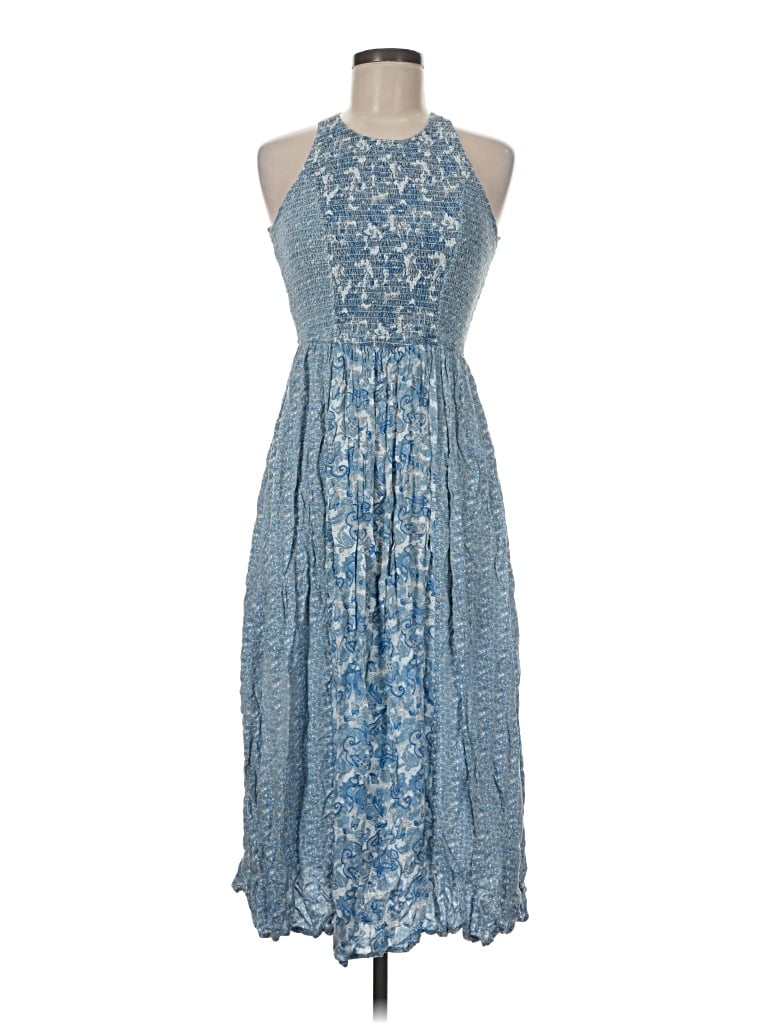 Pre-owned Japna Casual Dress In Blue