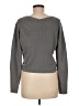 Express Gray Long Sleeve Top Size M - photo 2