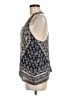 Truth NYC 100% Rayon Blue Sleeveless Blouse Size M - photo 5