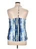 No Boundaries 100% Rayon Blue Sleeveless Blouse Size XL - photo 2