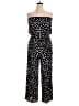 MSK 100% Rayon Polka Dots Black Jumpsuit Size XL - photo 1