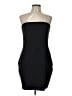 Express Solid Black Cocktail Dress Size L - photo 1