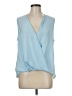 Rag & Bone 100% Acetate Blue Sleeveless Blouse Size M - photo 1
