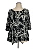 Star Vixen Black 3/4 Sleeve Blouse Size XL (estimated) - photo 1