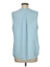 Rag & Bone 100% Acetate Blue Sleeveless Blouse Size M - photo 2