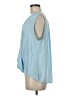 Rag & Bone 100% Acetate Blue Sleeveless Blouse Size M - photo 5