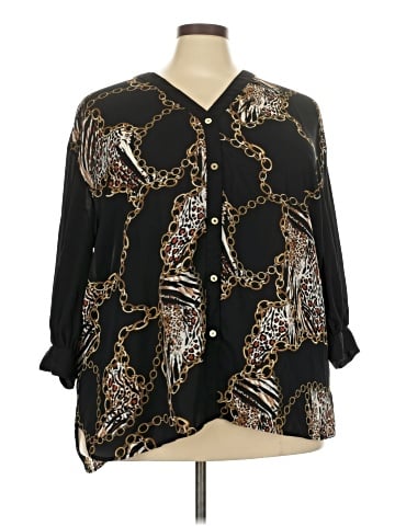 Investments 3/4 Sleeve Blouse (view 1)