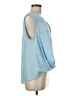 Rag & Bone 100% Acetate Blue Sleeveless Blouse Size M - photo 4