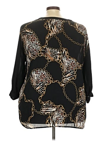 Investments 3/4 Sleeve Blouse (view 2)