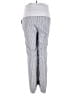 Old Navy - Maternity Stripes Gray Blue Linen Pants Size L - photo 2