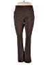 Nicole Miller Brown Active Pants Size 2X - photo 1