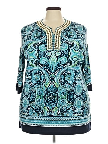 Peter Nygard 3/4 Sleeve Blouse (view 1)