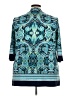 Peter Nygard Teal 3/4 Sleeve Blouse Size 3X (estimated) - photo 2