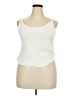Primark 100% Polyester Ivory Sleeveless Top Size 14 - photo 1