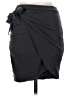 Monrow Solid Gray Black Casual Skirt Size S - photo 1