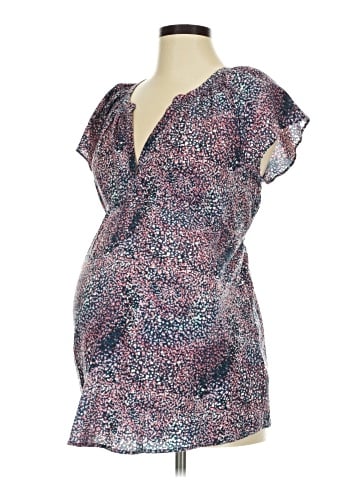 Motherhood Short Sleeve Blouse (view 1)