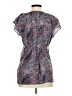 Motherhood 100% Polyester Blue Pink Short Sleeve Blouse Size Med Maternity - photo 2