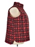 Lands' End 100% Polyester Plaid Red Vest Size 3X - photo 4