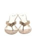Pelle Moda 100% Leather Solid Gold Ivory Sandals Size 7 - photo 2