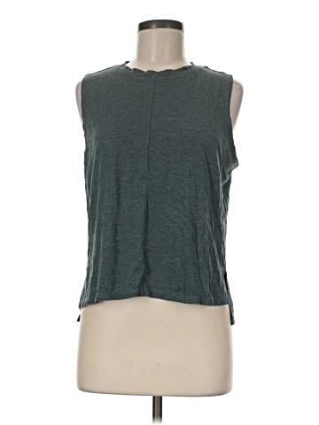 Aqua Sleeveless T-Shirt (view 1)