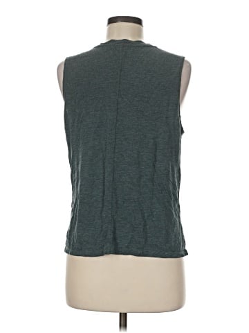 Aqua Sleeveless T-Shirt (view 2)
