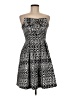 Eva Franco Print Black Cocktail Dress Size 6 - photo 1