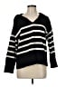 Zara Stripes Black Pullover Sweater Size M - photo 1