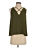 Necessary Objects 100% Polyester Green Sleeveless Blouse Size S - photo 1