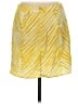 BCBGMAXAZRIA 100% Polyester Animal Print Yellow Casual Skirt Size 6 - photo 2