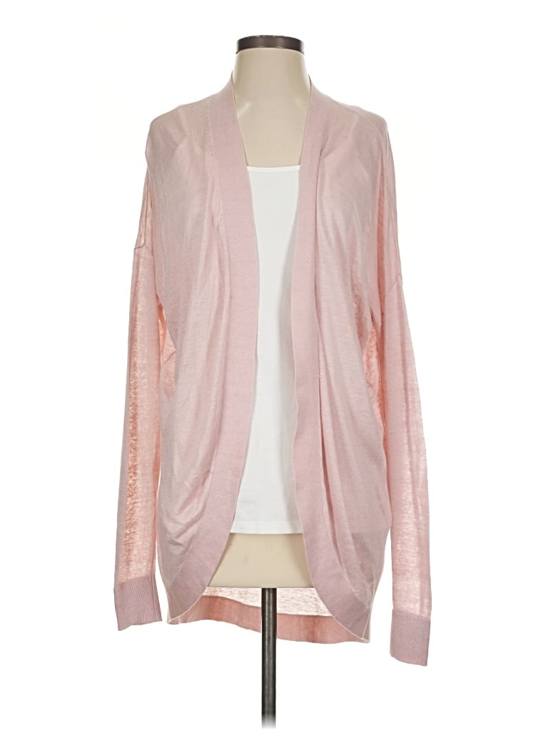 Pre-owned Theory Cardigan Sweater In Pink