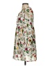 Bongo 100% Polyester Print Ivory Casual Dress Size XS - photo 5