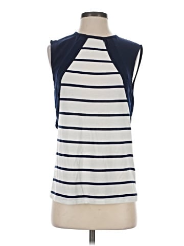 Zara W&B Collection Sleeveless Blouse (view 1)
