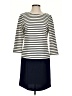 Zara Basic Stripes Ivory Casual Dress Size S - photo 1