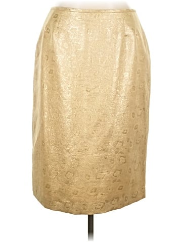 Kasper Faux Leather Skirt (view 1)