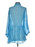 April Cornell 100% Rayon Paisley Blue 3/4 Sleeve Blouse Size S - photo 2