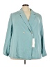 BLOOMCHIC 100% Polyester Teal 3/4 Sleeve Blouse Size 22 - 24 - photo 1