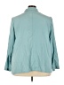 BLOOMCHIC 100% Polyester Teal 3/4 Sleeve Blouse Size 22 - 24 - photo 2