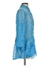 April Cornell 100% Rayon Paisley Blue 3/4 Sleeve Blouse Size S - photo 4
