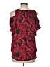 A. Byer 100% Polyester Red Sleeveless Blouse Size L - photo 2