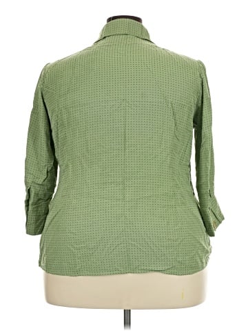 Notations 3/4 Sleeve Button-Down Shirt (view 2)