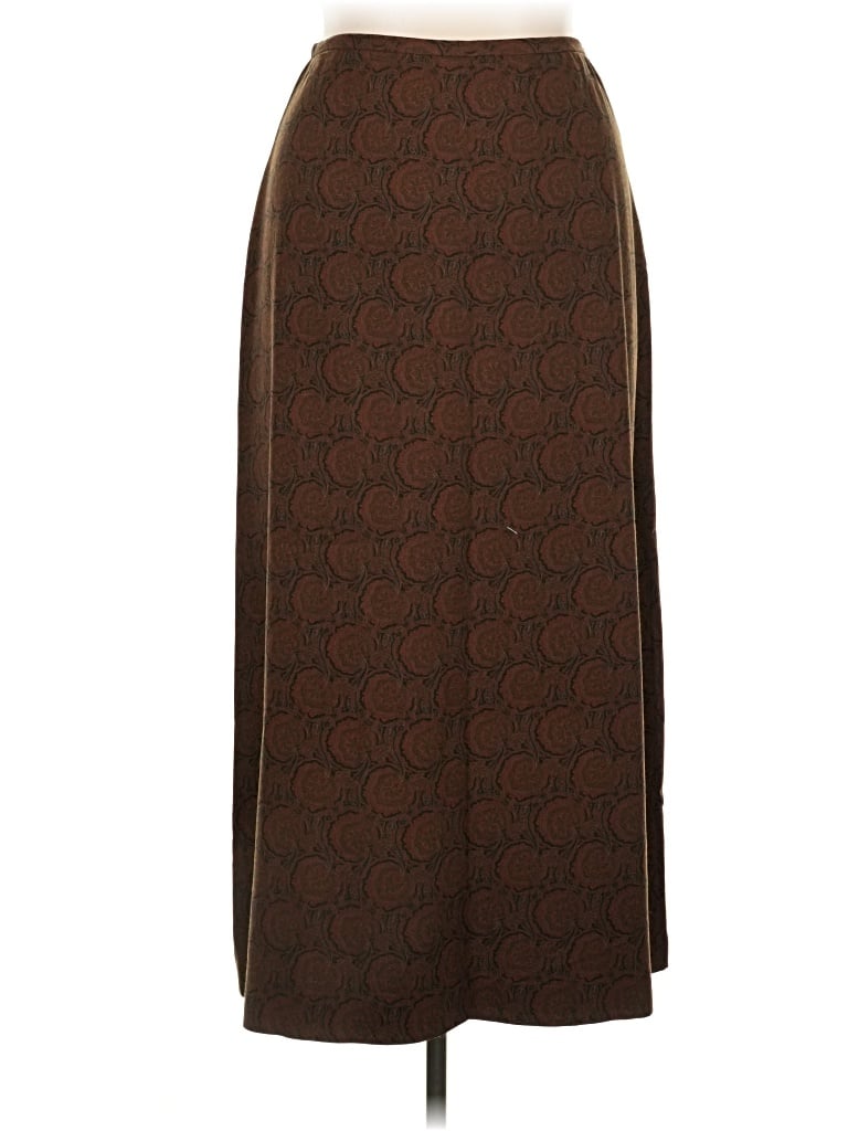 Pre-owned Brooks Brothers Formal Skirt In Brown
