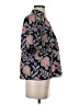 THML Floral Blue Short Sleeve Blouse Size XS - photo 4